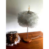 Lampe tutu en carton recyclé et papier de soie