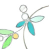 Petite couronne végétale en verre
