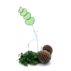 Muflier en verre vert clair