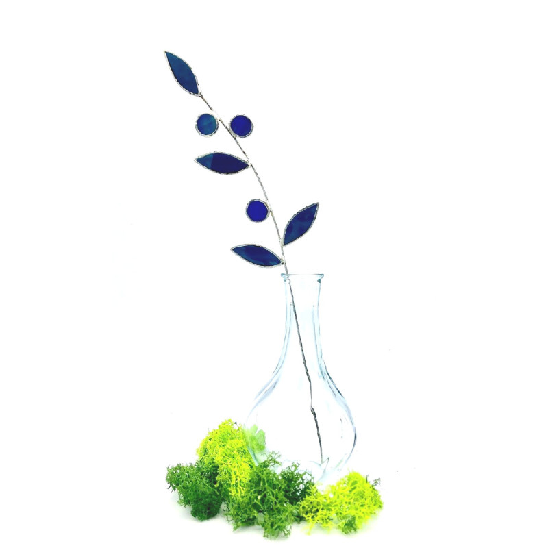 Baies bleues en verre