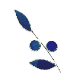 Baies bleues en verre