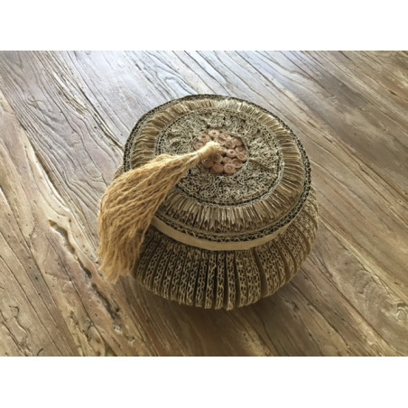 Boîte ronde en carton recyclé