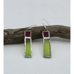 Boucles d’oreilles rectangles Tiffany